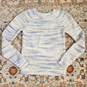 Cat & Jack Girls Heather Cream Knit Sweater Top, sz 14-16